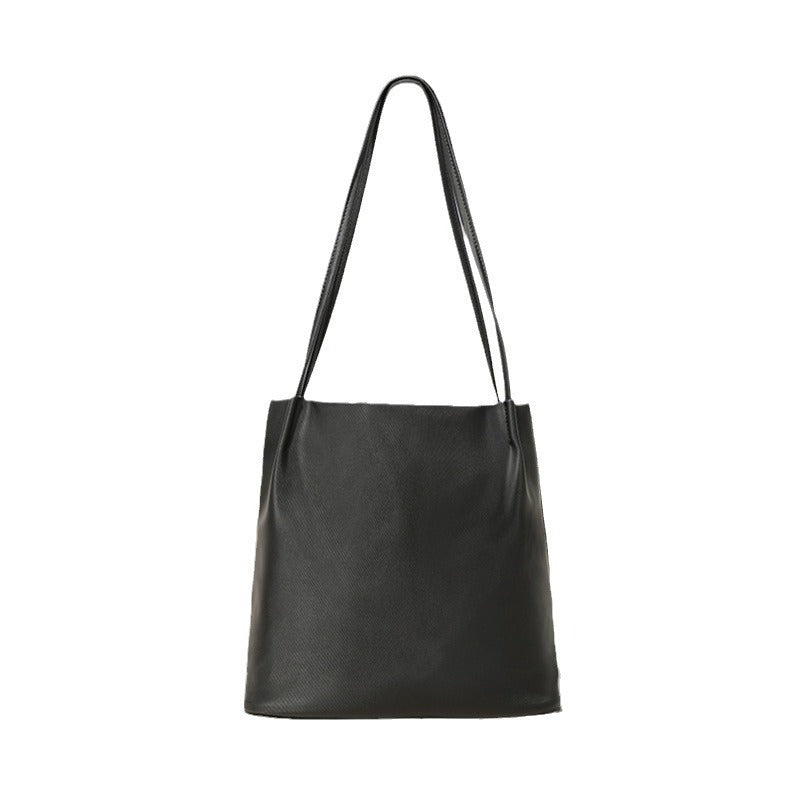 Women's Home Temperament Simple Commuter Underarm For Bucket Bag