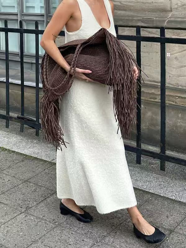 Elegant Casual Women's Fashion Woven Design Women's Shoulder Bag