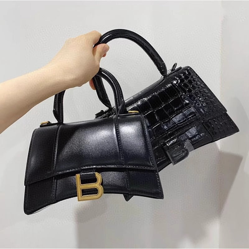 Women's Genuine Leather High Sense Cowhide Version Crocodile Pattern Women's Handbag