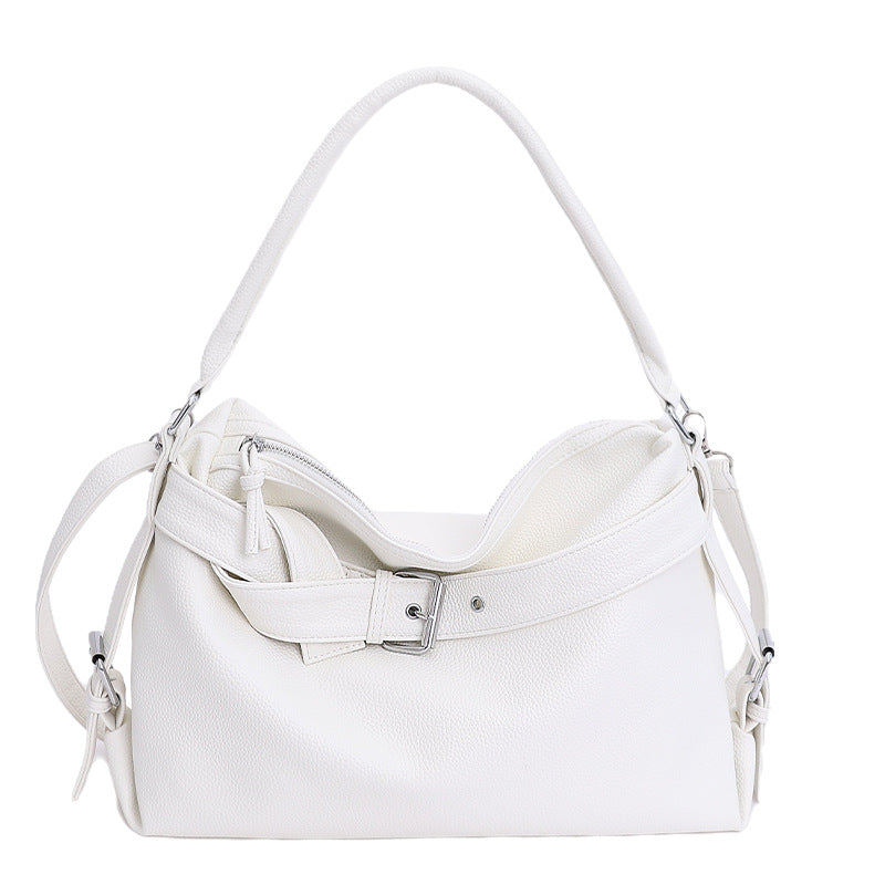 Women's Retro Korean Type Distressed Soft Style Tote Bag
