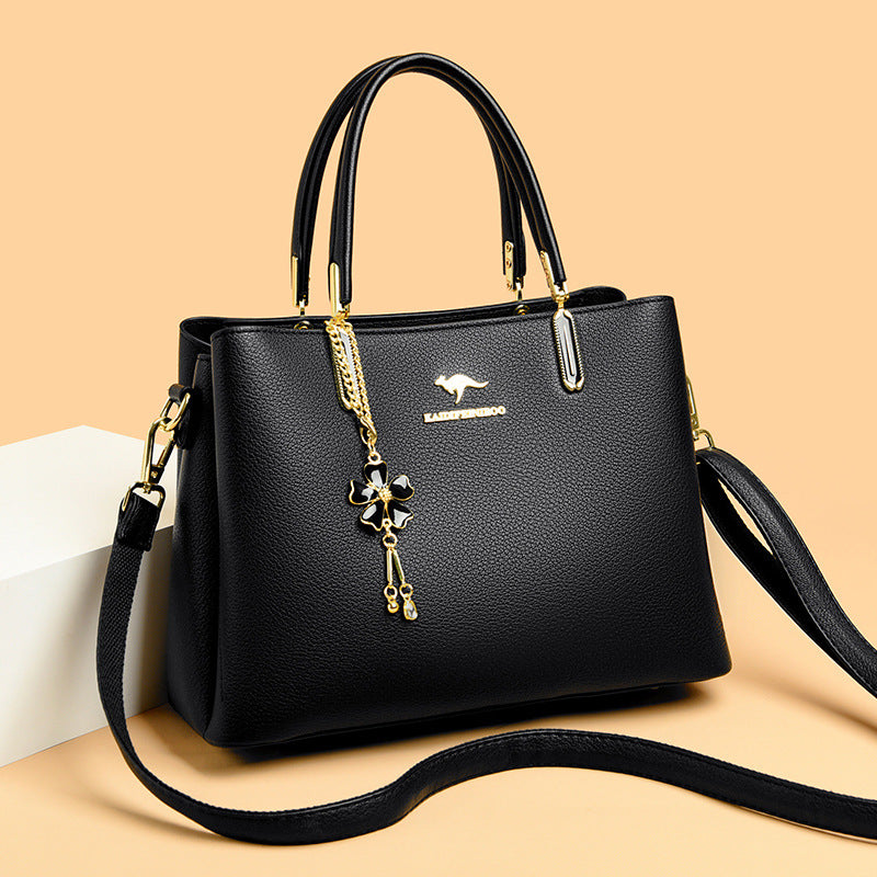 Women's Fashion Business Retro High-grade Multi Compartment Bags