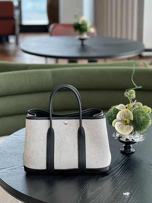Panda Color Handmade Wax Thread Sewing Cow Handbags