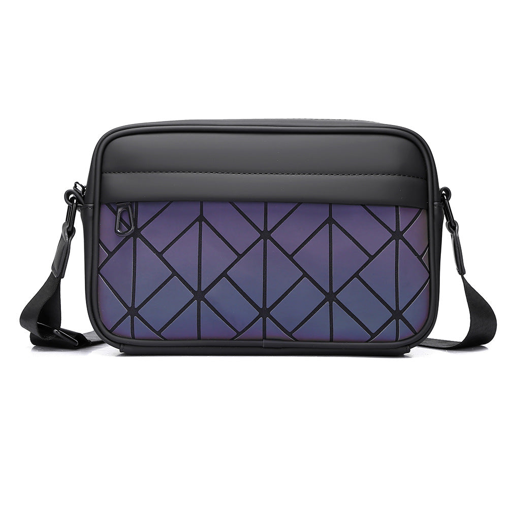 Men's Laser Reflective Fashion Business Commute Men's Messenger Bag