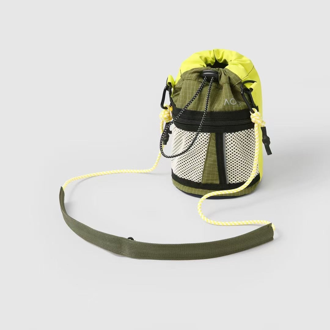 Women's & Men's Contrast Color Waterproof Bucket Bag