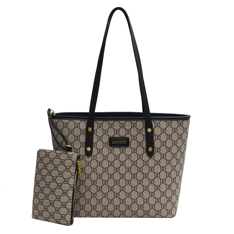 Women's Large Capacity Winter Trendy Fashion Shopping Women's Shoulder Bag