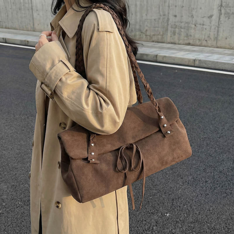 Women's Korean Retro Underarm Commuter Spring Simple Bags