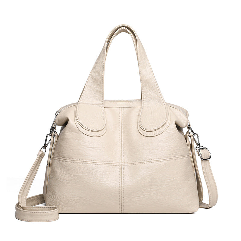 Women's Soft Leather Carrying Versatile Large Capacity Women's Backpack