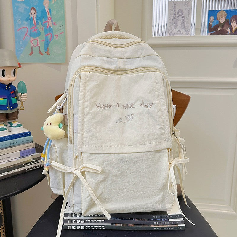 Large Capacity Male High Junior Primary Leisure Backpack