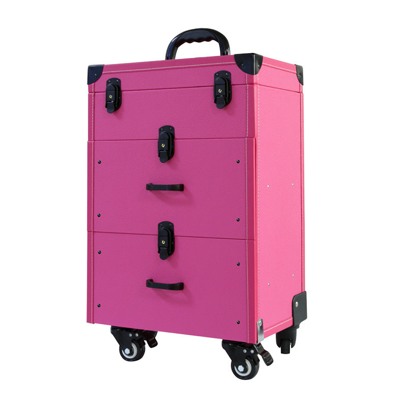 Professional Tattoo Embroidery Nail Beauty Box Brake Large Capacity Storage Cosmetic Cases