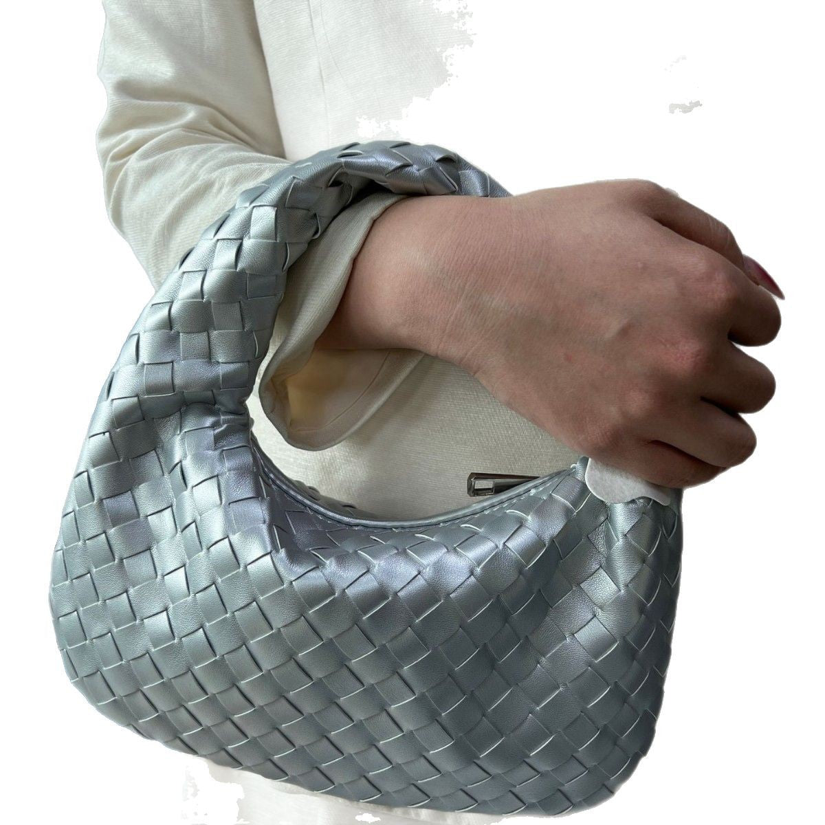 Women's Woven Popular Horn Knotted Portable Underarm Bags