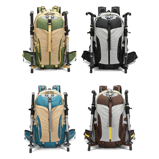 Women's & Men's Color Matching Versatile Lightweight Large Capacity Leisure Backpack