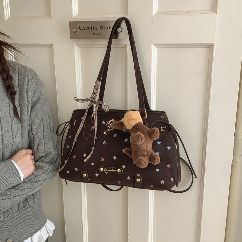 Niche Suede Underarm Trendy Fashion Commuter Women's Messenger Bag