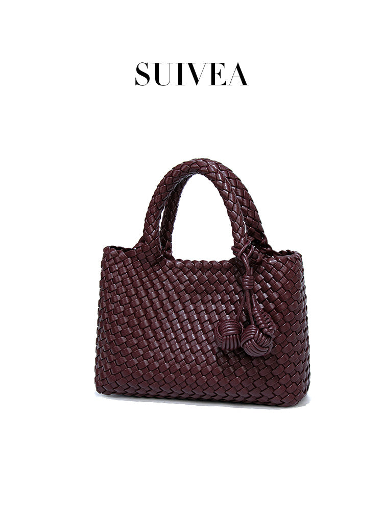 Women's Portable Vegetable Basket Personality Composite Woven Women's Handbag