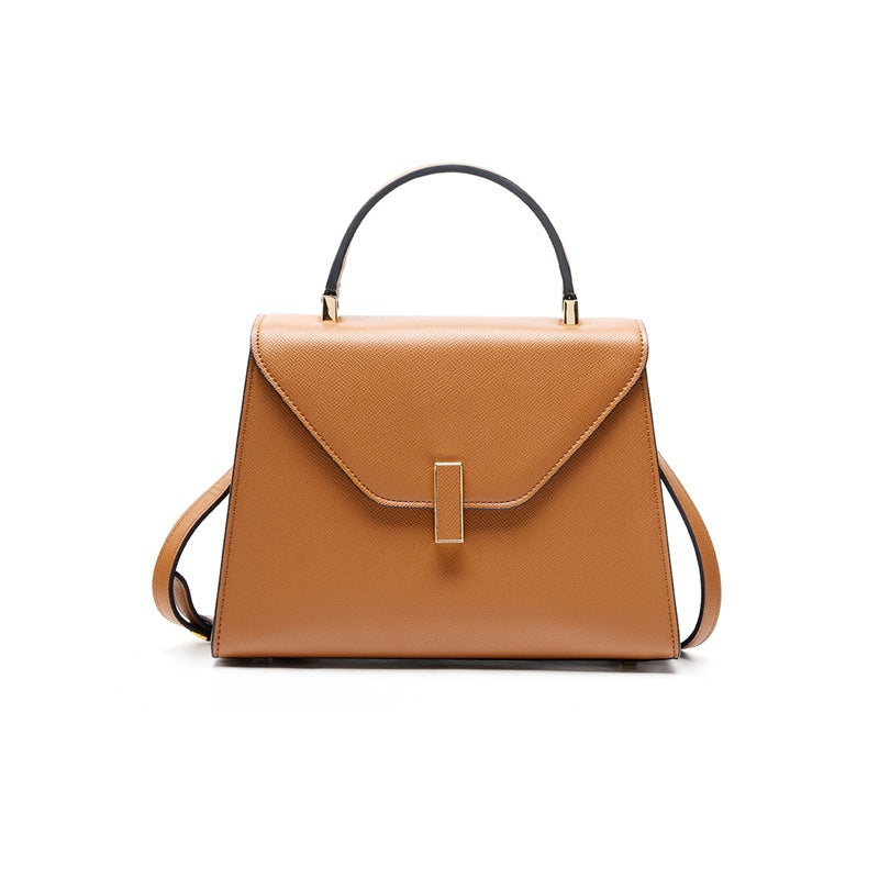 Women's Kelly Design Sense Niche Fashion Genuine Leather High Large Women's Handbag