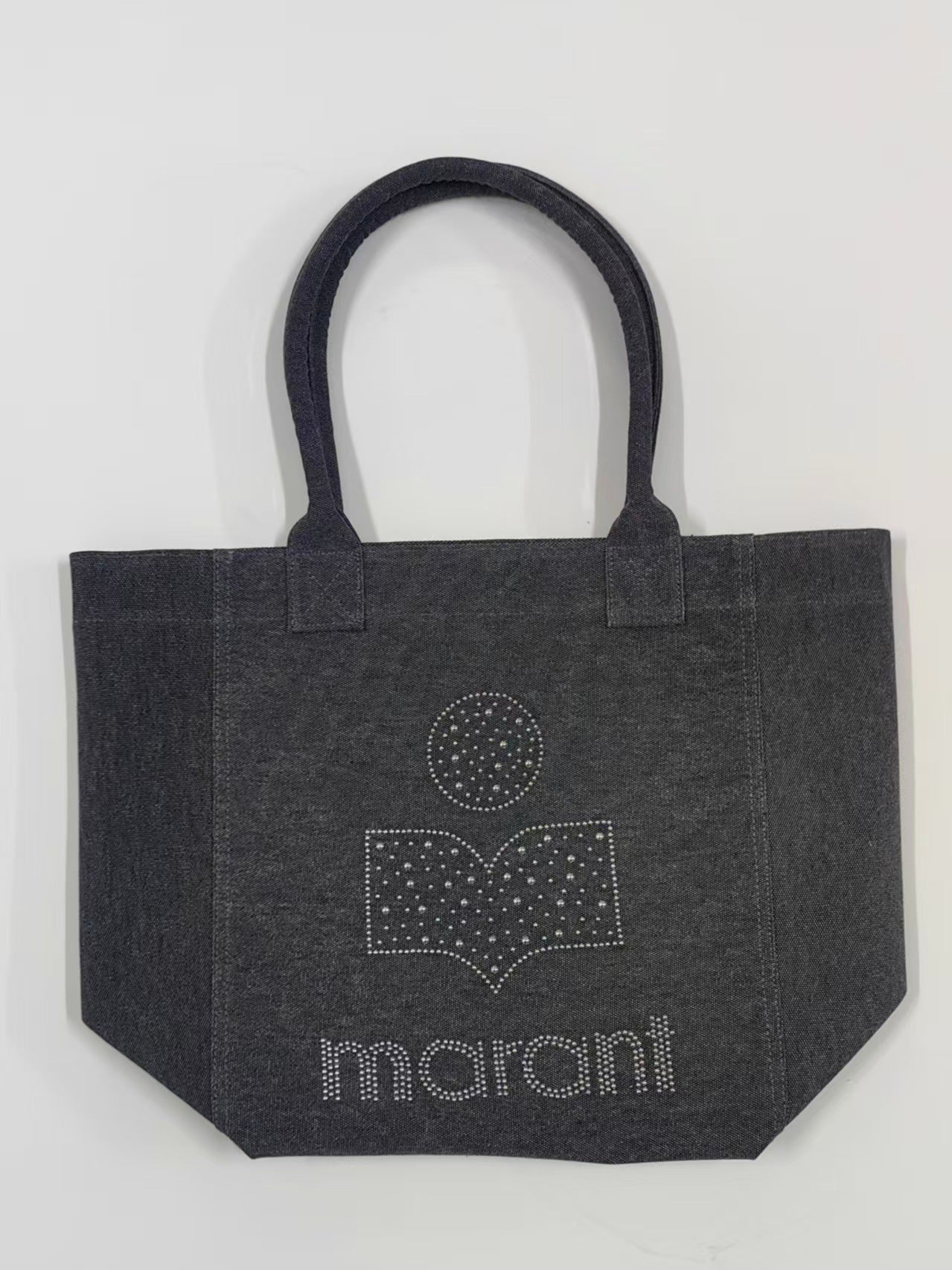 Women's Fashion Built-in Double Pocket Interlayer Pure Tote Bags