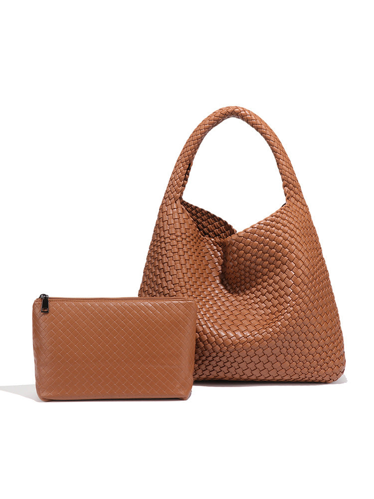 Women's Style Large Capacity Handmade Woven Trendy Vintage Women's Handbag