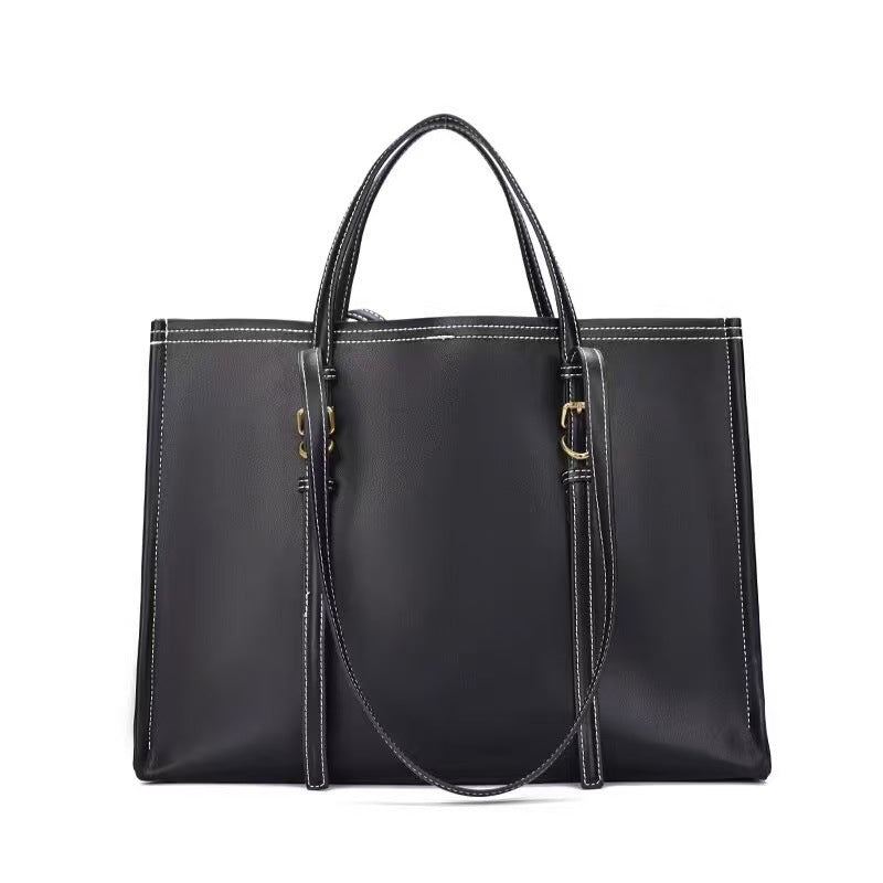 Women's Z Dark Brown Black Commuter Large Bags