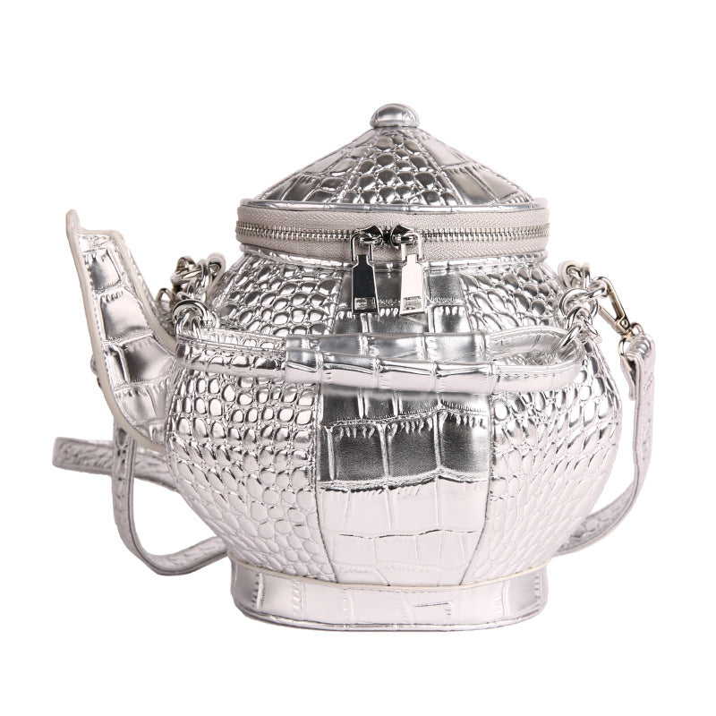 Women's Quirky Ideas Kettle Popular Personalized Stitching Portable Women's Handbag