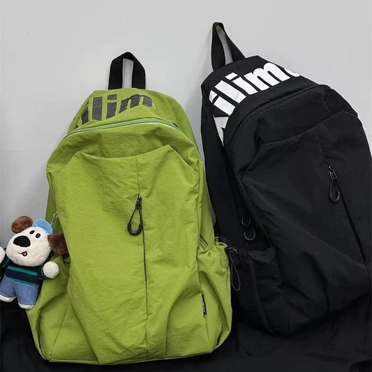 Women's & Men's Niche Style Lightweight High Large Capacity Leisure Backpack