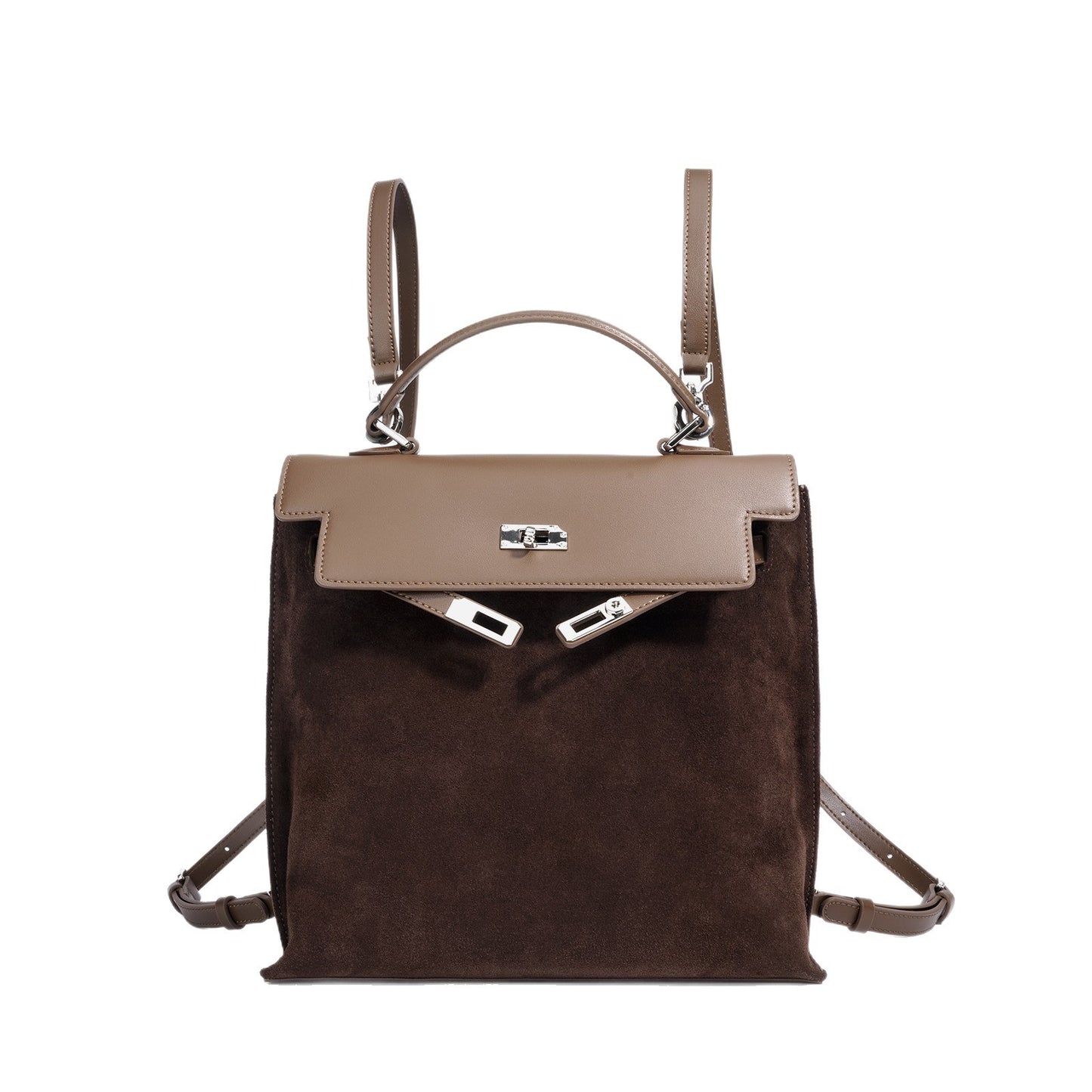 Fashionable Large Capacity Commuter Leather For Women's Backpack