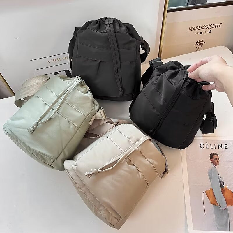 Women's Single Lightweight Versatile Large Capacity Bucket Bags
