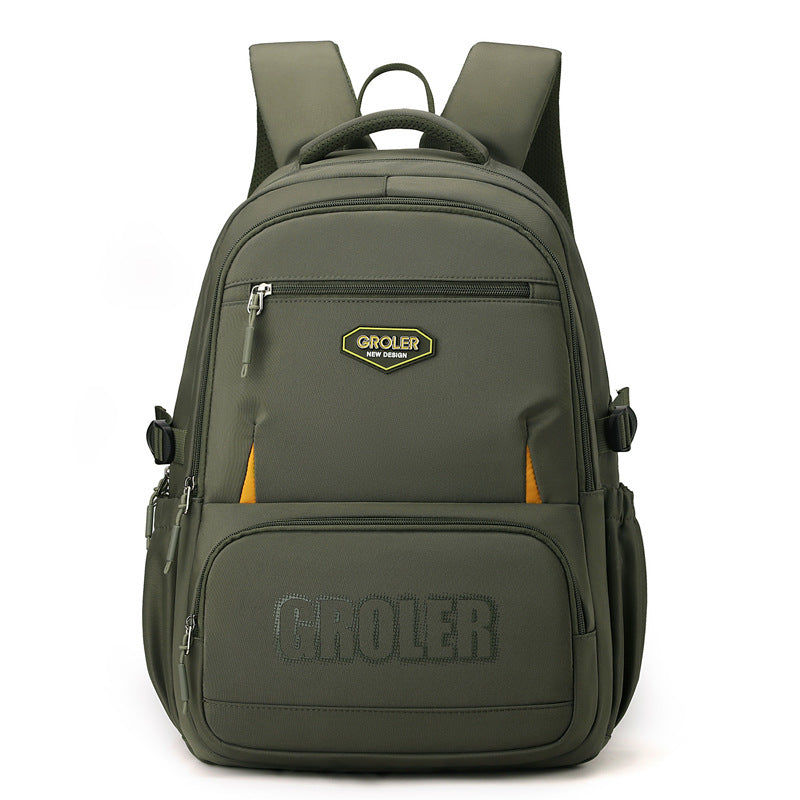 Men's Large Capacity College Simple Computer Business Leisure Backpack