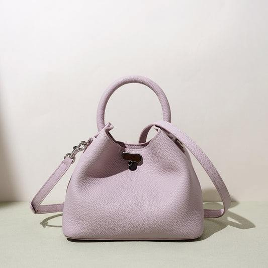 Women's High-grade Lychee Pattern Niche Simplicity Women's Handbag