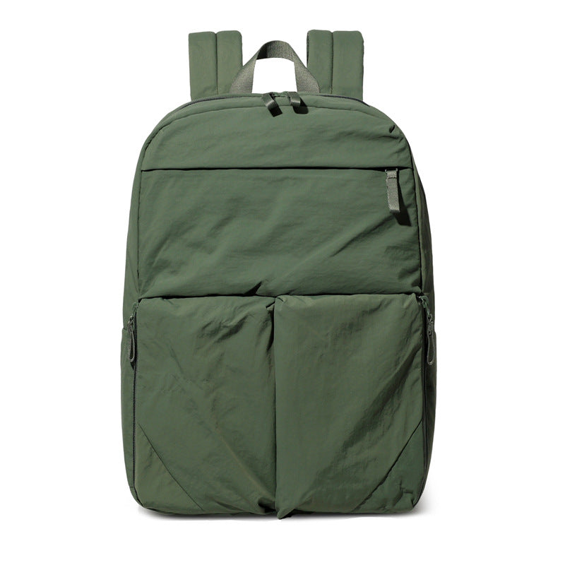 Women's & Men's High Quality Simple Waterproof Environmental Protection Computer Solid Leisure Backpack