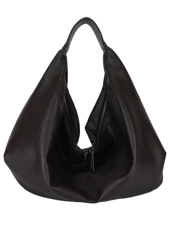 Women's Soft Leather Large Capacity Dumpling Trendy Tote Bag