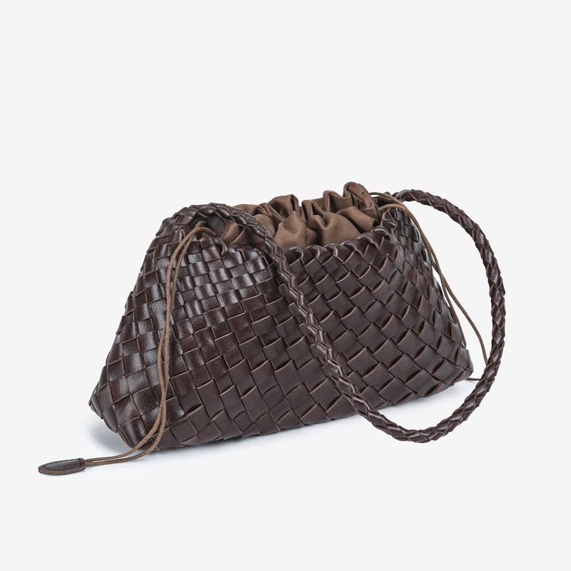 Women's Boat Fashion Hand-woven Retro Son Mother Bags