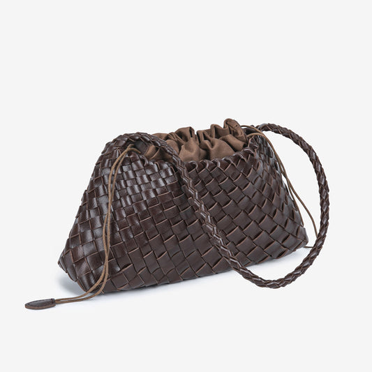 Women's Boat Fashion Hand-woven Retro Son Mother Bags