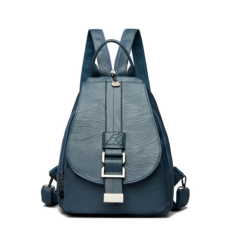 Women's Fashion Korean Style Simplicity Minimalism Soft Leather Large Capacity Bags