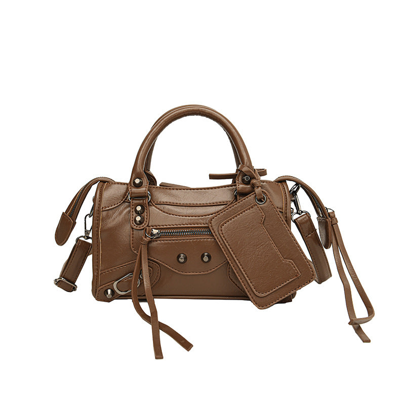 Trendy Cool Motorcycle Female Fashion Popular Portable Pink Bags