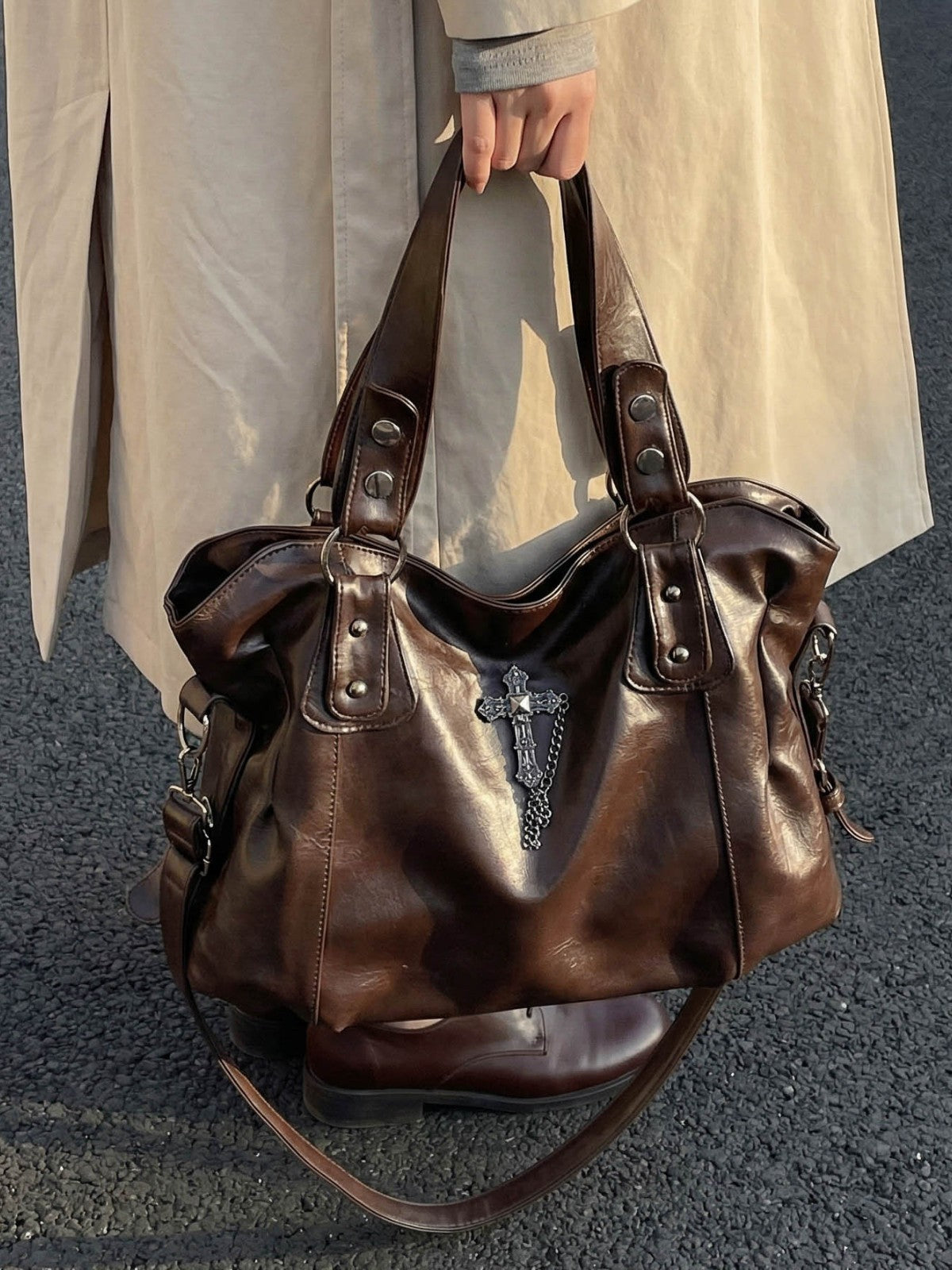 High Quality Retro Sense Niche Trend Tote Bag
