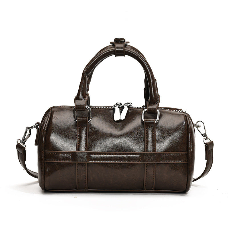 Popular Fashion Advanced Texture Portable Western Style Bucket Bag