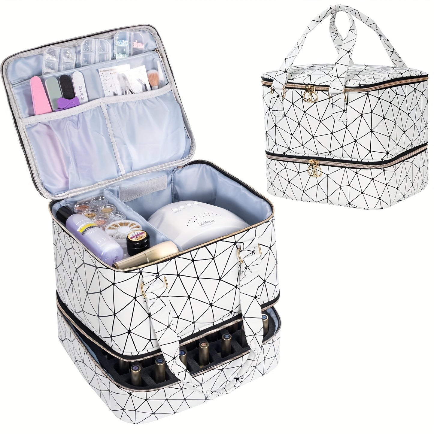 Nail Polish Storage Can Bottle Large Capacity High Sense Bags