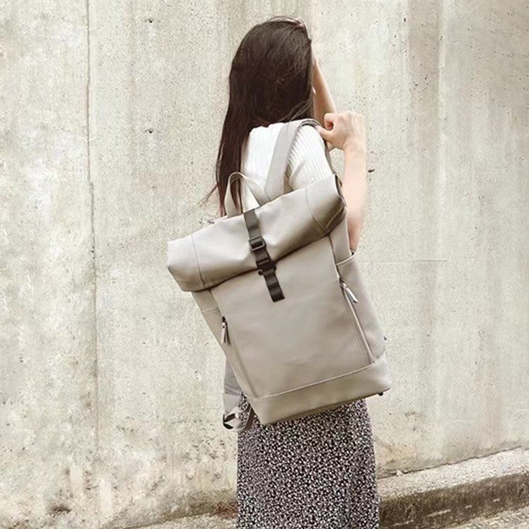 Fashion Nordic Style Computer Roll Cover Waterproof Trendy Cool Leisure Backpack