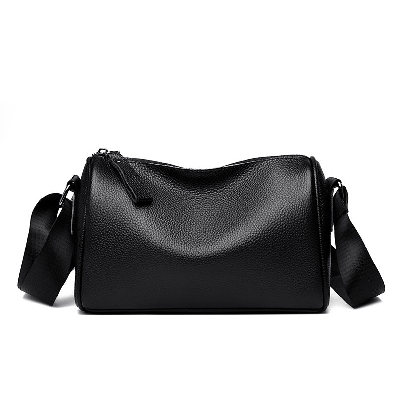 Men's First Layer Cowhide Simple Advanced Feeling Tong Leisure Men's Messenger Bag