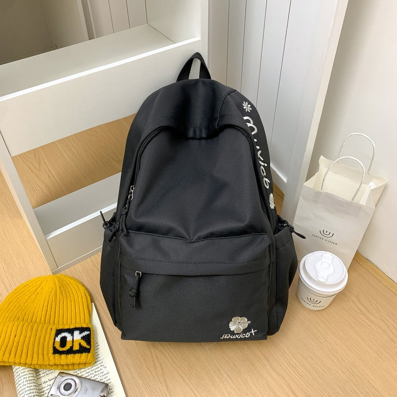 Junior High College Simple Versatile Large Capacity Women's Backpack