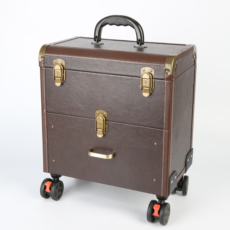 Professional Tattoo Embroidery Nail Beauty Box Brake Large Capacity Storage Cosmetic Cases