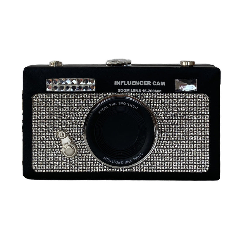 Personality Fashion Rhinestone Western Style Chain Women's Shoulder Bag