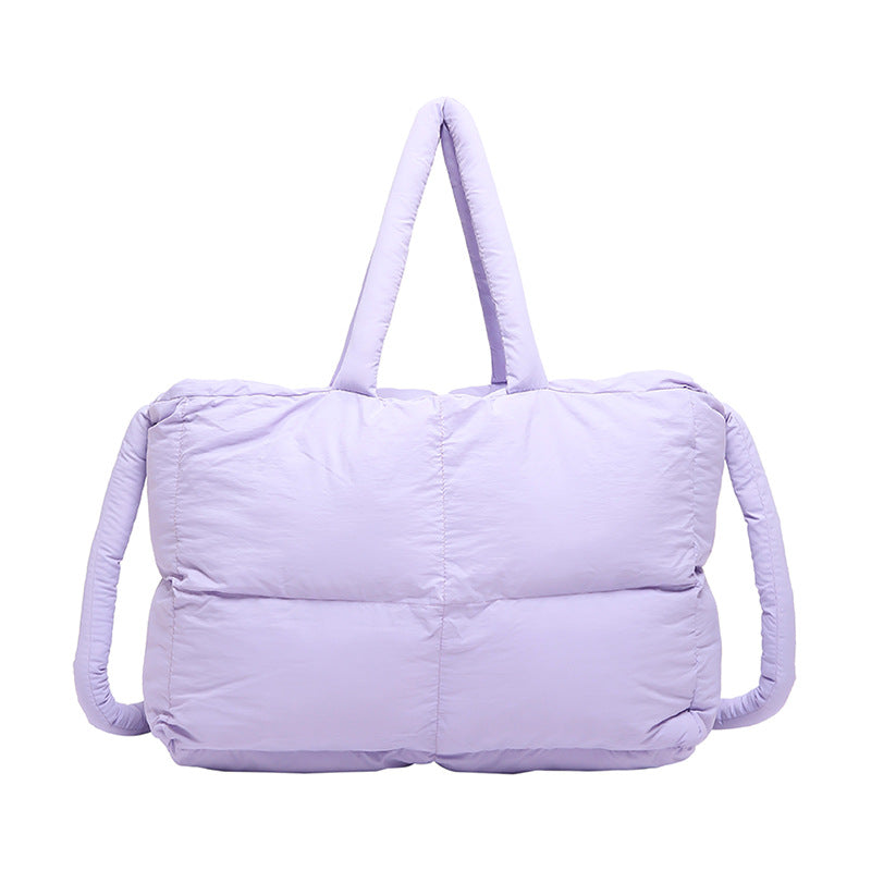 Down Cotton Coat Portable Underarm Large Capacity Fashion Tote Bags
