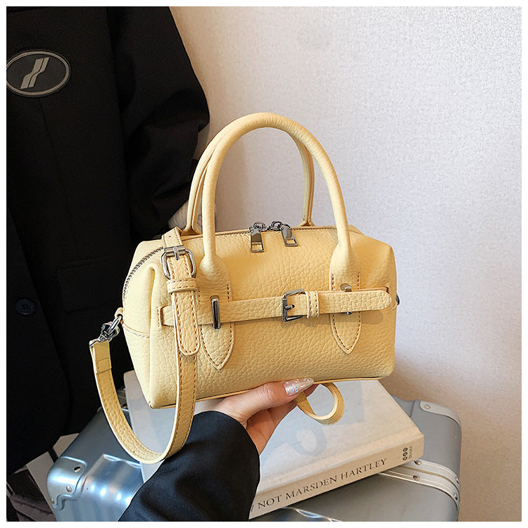 Women's Simple Lychee Pattern Hand Fashion High-grade Bags