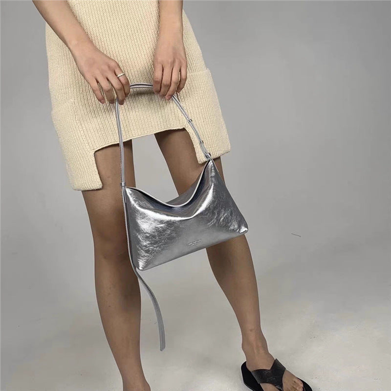 Pretty New Niche Sheepskin Simple Hand Women's Shoulder Bag