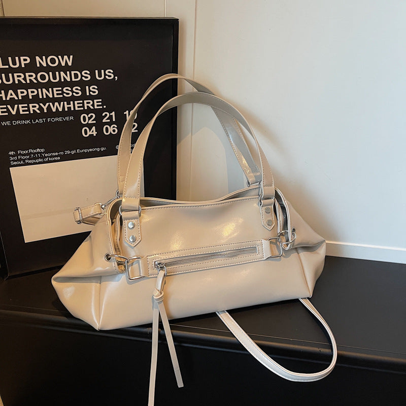 Fashion Large Capacity Commuter Spring Retro Minority Women's Shoulder Bag
