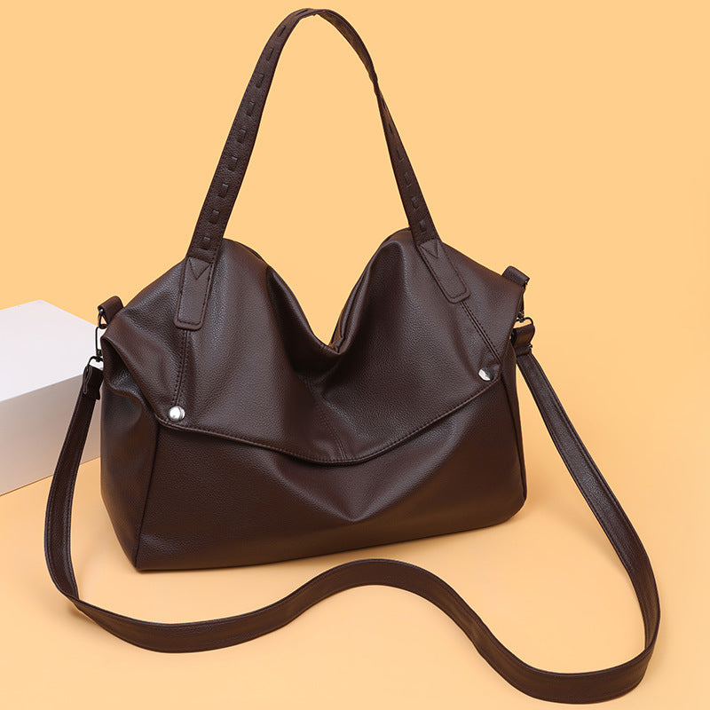 Women's Simple Advanced Texture Large Capacity Tote Bags