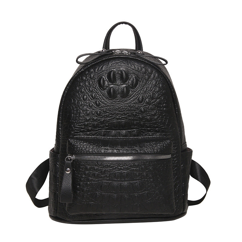 Women's Simple Solid Color Large Capacity Preppy Style Fashion Commuter Women's Backpack
