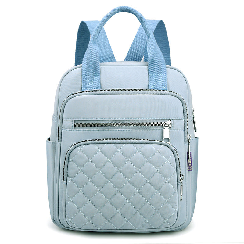 Women's Nylon Portable Diamond Embroidery Thread Female Women's Backpack