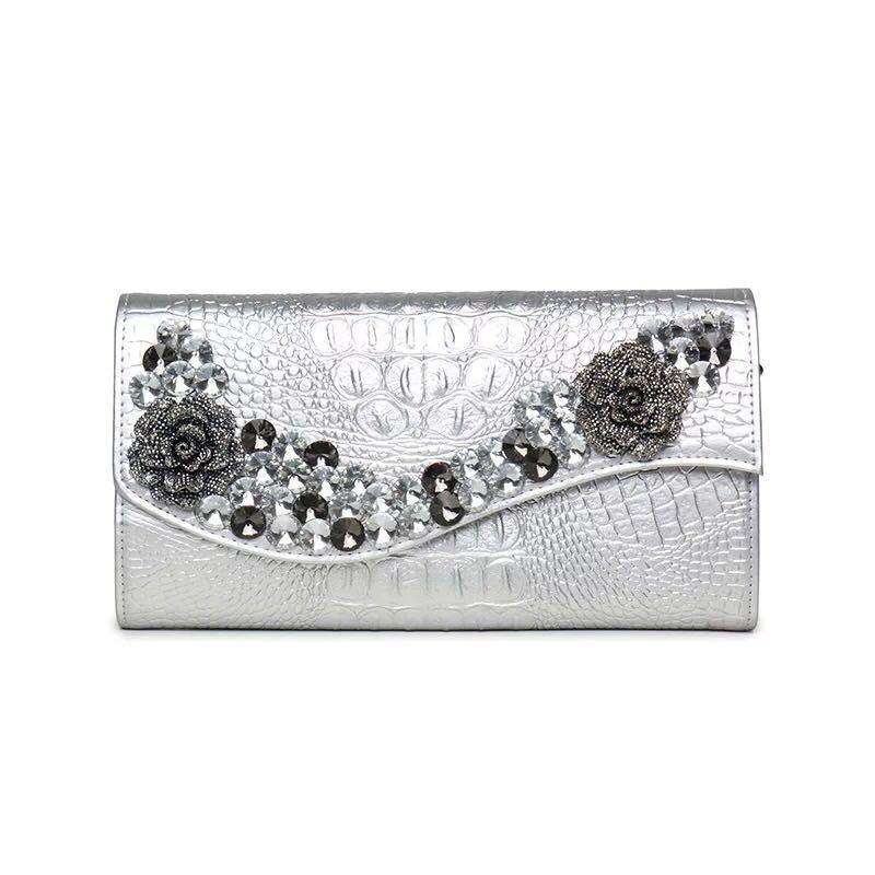 Women's Korean Style Large Capacity Genuine Leather Clutch Women's Handbag