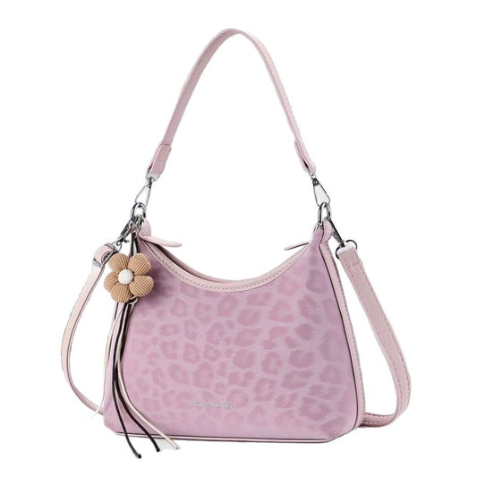 Women's Capacity Daily Commuter Underarm Personalized Leopard Bags